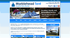 Desktop Screenshot of marbleheadtent.com